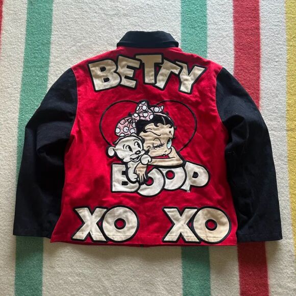 Vintage Jeff Hamilton Betty Boop Women's Jacket Size XL - Picture 4 of 6